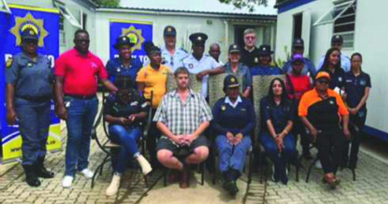 MC Security and Investigations hand over Centre to SAPS